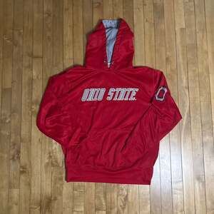 Stadium Athletics Ohio State Buckeyes Red Pullover Hoodie Size Large